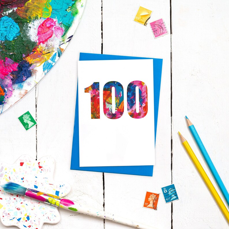 100 birthday card