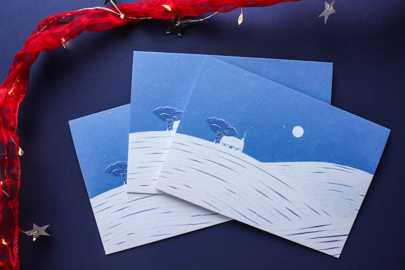 Winter Bothy card