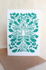 'Green Man' card