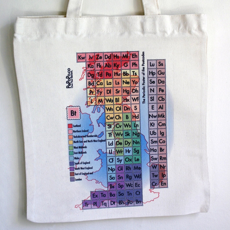 Glasgow postcode tote bag - G41 area