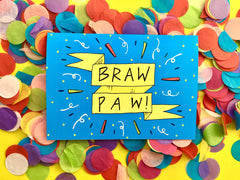 Braw paw card