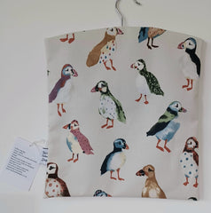 Peg bag (cotton) - Puffins