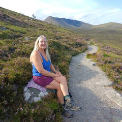 Waterproof sit mat - highland thistle print