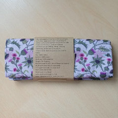 Waterproof sit mat - highland thistle print