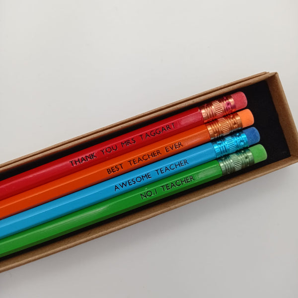 Pencil gift box set - teacher
