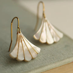 Mother of Pearl Art Deco earrings
