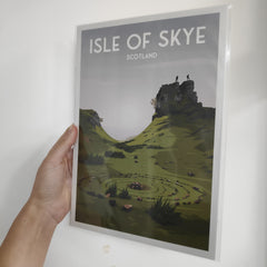 Isle of Skye Fairy Ring A4 travel poster print