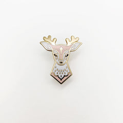 Enamel pin - Fairytale Deer (pink)