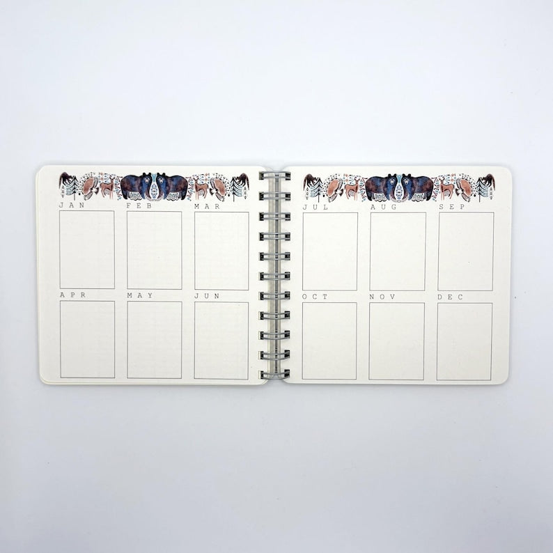 2026 Illustrated Diary - Bears and Forest Creatures