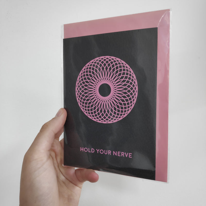Hold your nerve card
