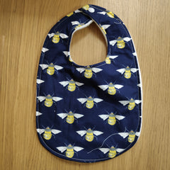 Traditional Style Bib - Bees print