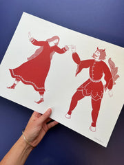 Devil Dance A3 print