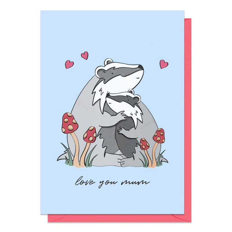 I love you mum card