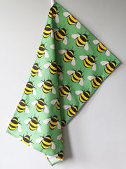 Bee tea towel