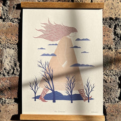 An Gearran Scottish Mountain Goddess A3 Print
