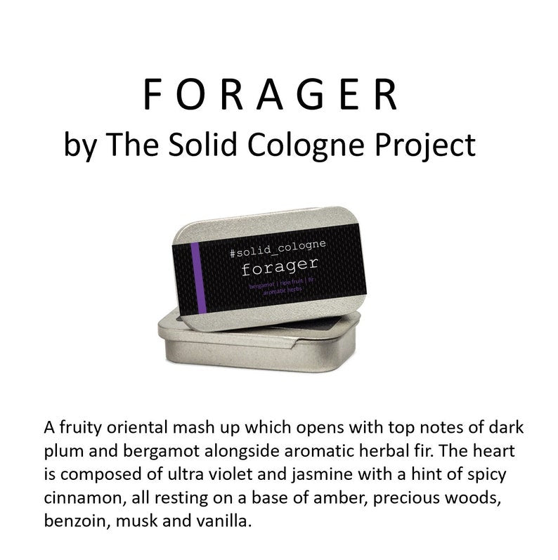 Solid cologne - Forager scent