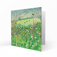 Morning Hedgerow card