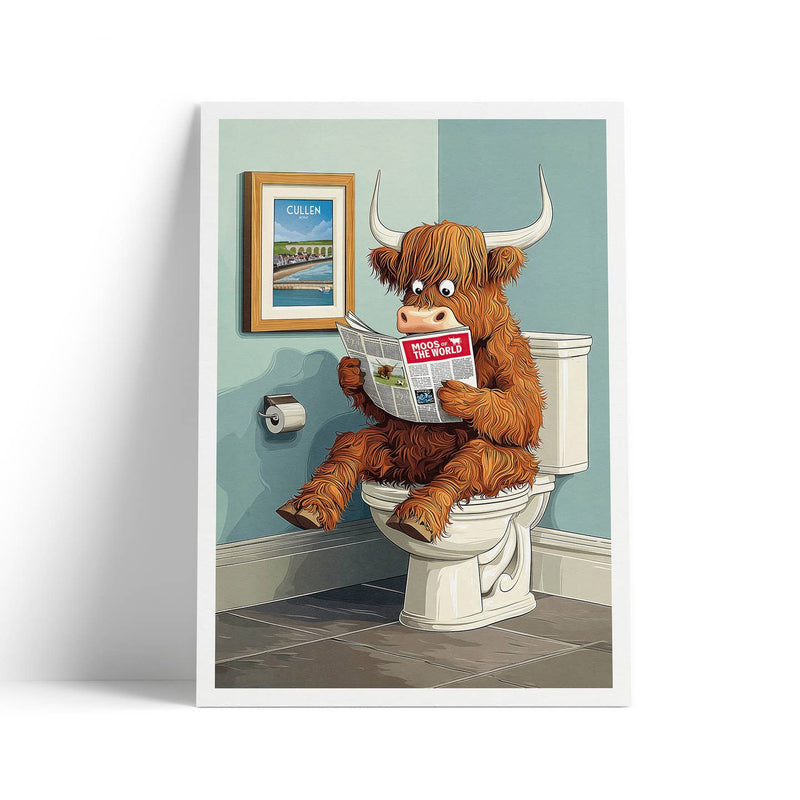 Moos of the World, Oban A4 travel poster print