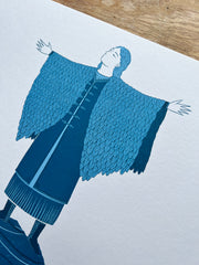 Cailleach Dhubh (Scottish Goddess) A3 Print
