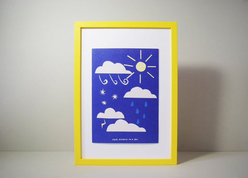 Four Seasons in a Day A5 print