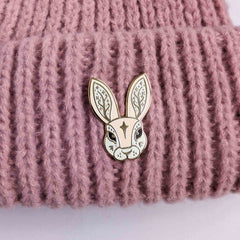 Enamel pin - Fairytale Rabbit (pink)