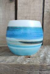 Hebridean Collection stoneware espresso tumbler/mini vase (VS122)