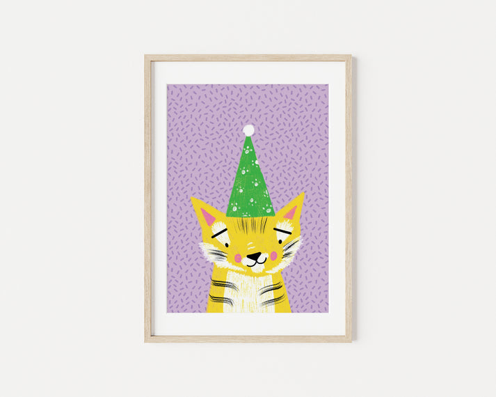 Party tiger A5 Art Print