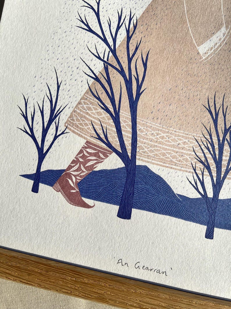 An Gearran Scottish Mountain Goddess A3 Print
