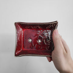 Soap dish - imprinted stars
