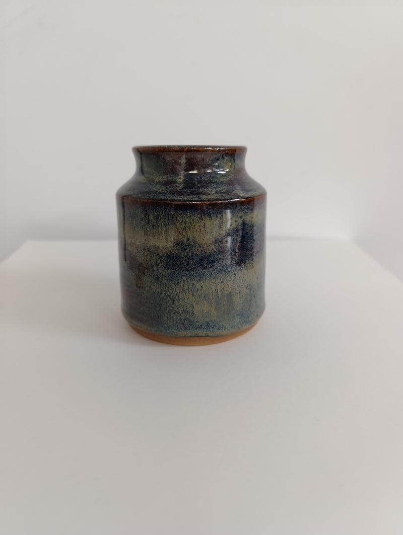 Hand thrown small vase - Wild glaze