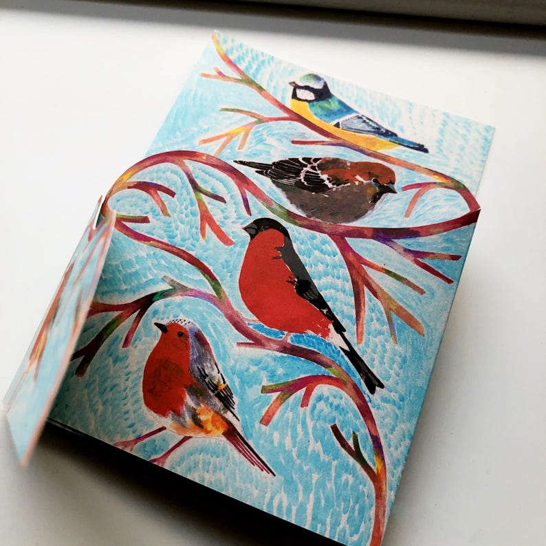 Branch of Birds card