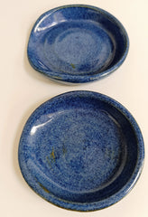 Ceramic spoon rest - dark blue glaze