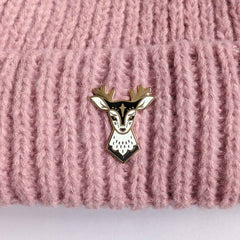 Enamel pin - Fairytale Deer (black)