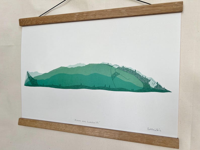 Fionn Mac Cumhaill A3 Print