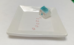 Ceramic Scottish bothy trinket dish