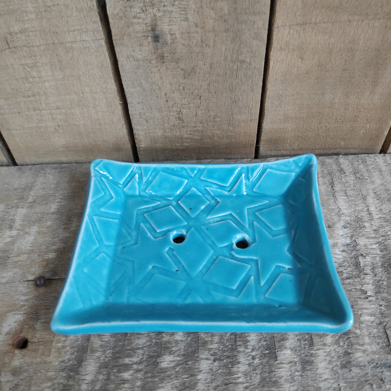 Soap dish - imprinted stars