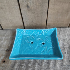 Soap dish - imprinted stars