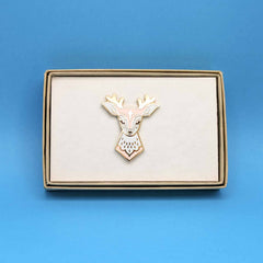 Enamel pin - Fairytale Deer (pink)