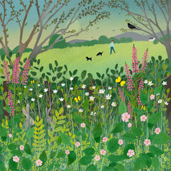 Morning Hedgerow card