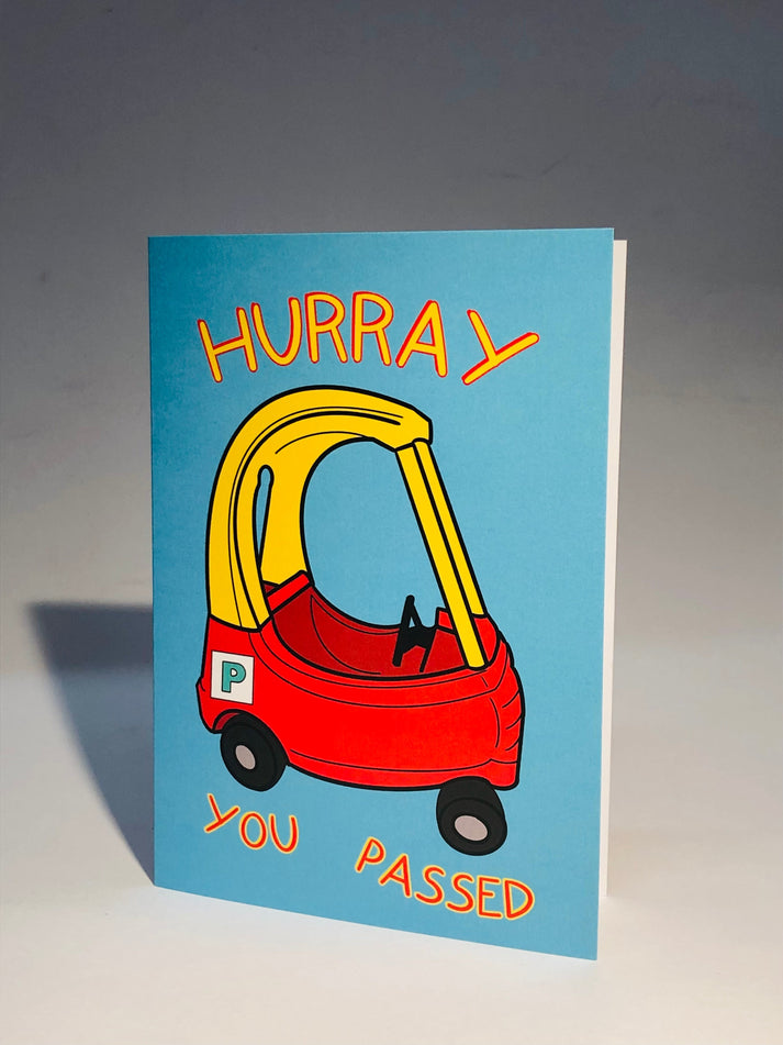 Hurray you passed card