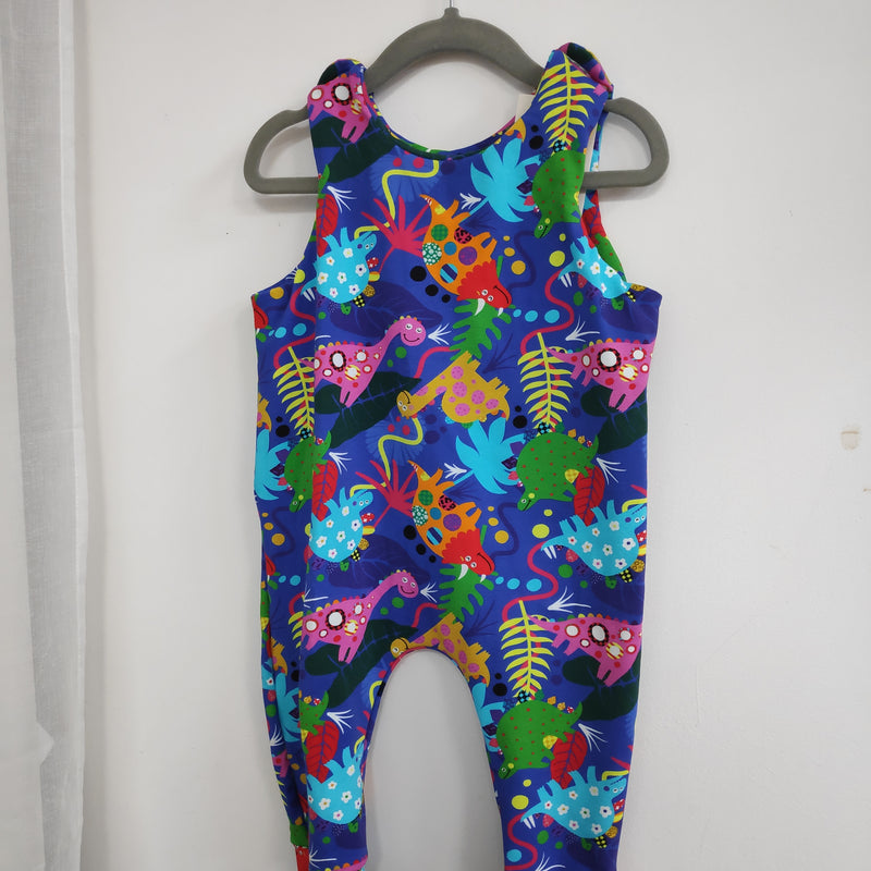 Romper suit - colourful dinosaurs (18-24 months)