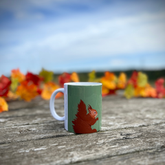 Red squirrel mug