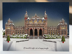 Snowy Kelvingrove Art Gallery
