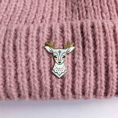 Enamel pin - Fairytale Deer (blue)
