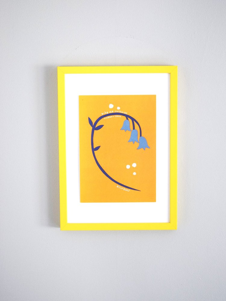 Bluebell A5 print