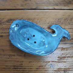 Whale ceramic soap dish!