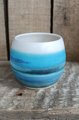 Hebridean Collection stoneware espresso tumbler/mini vase (VS120)