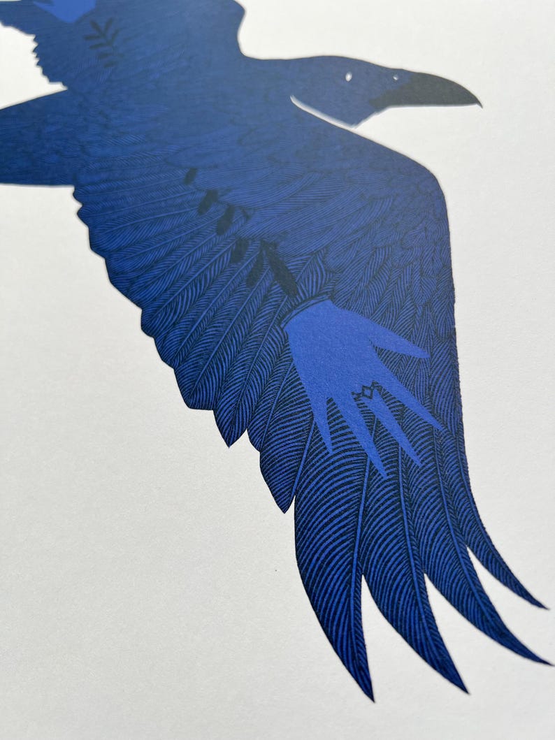 Morrígan Raven Goddess A3 Print