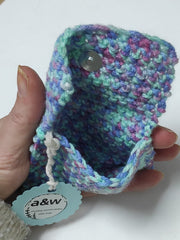 Crochet small purse - different colours available