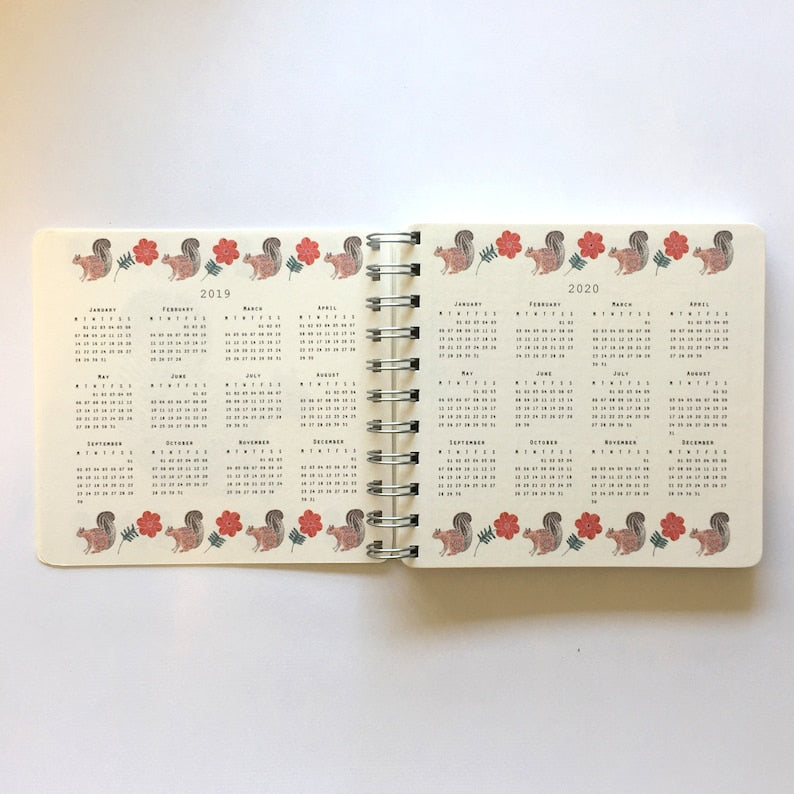 2026 Illustrated Diary - Squirrel